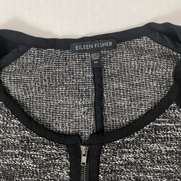 Eileen Fisher Knit Collarless Blazer Jacket XL - Picture 3 of 11